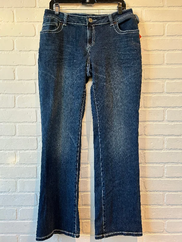 Breathable Comfort Jeans Boot Cut By Inc In Blue Denim, Size: 12
