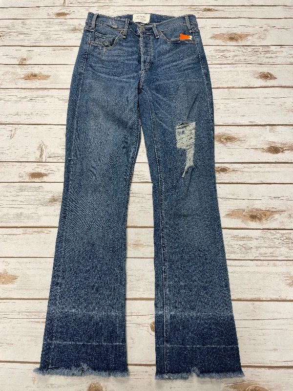 Exquisite Details Jeans Straight By Cme In Blue Denim, Size: 2