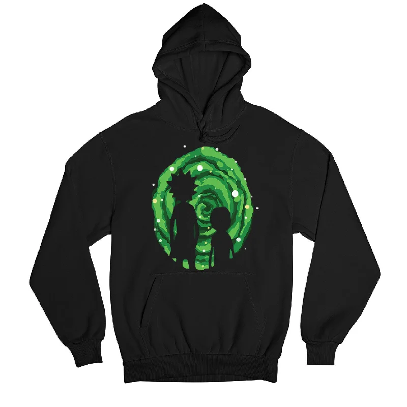 Lounge Chic Rick and Morty Hoodie - Portal
