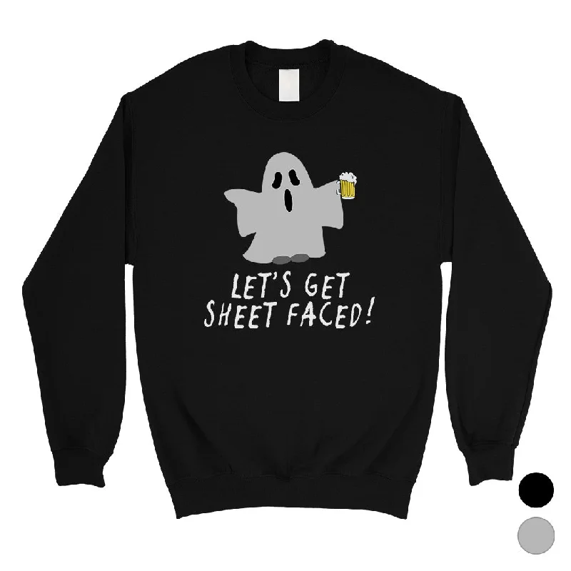 Chic Comfort Wear Let's Get Sheet Faced Unisex Crewneck Sweatshirt