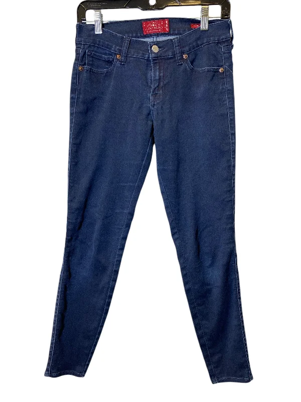 Loose Fit Jeans Skinny By Lucky Brand In Blue Denim, Size: 4