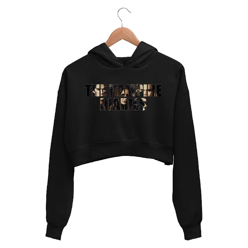 Fashionable Items The Vampire Diaries Crop Hoodie - TVD