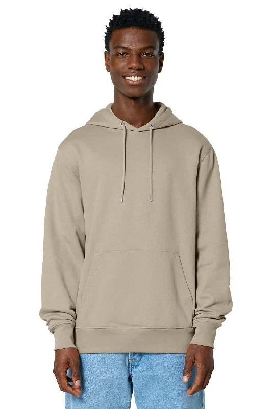 Easy Comfort Style Stanley/Stella Mens Cruiser 2.0 Hooded Sweatshirt Hoodie w/ Pouch Pocket - Stone Brown - NEW Easy Comfort Style Stanley/Stella Mens Cruiser 2.0 Hooded Sweatshirt Hoodie w/ Pouch Pocket - Stone Brown - NEW