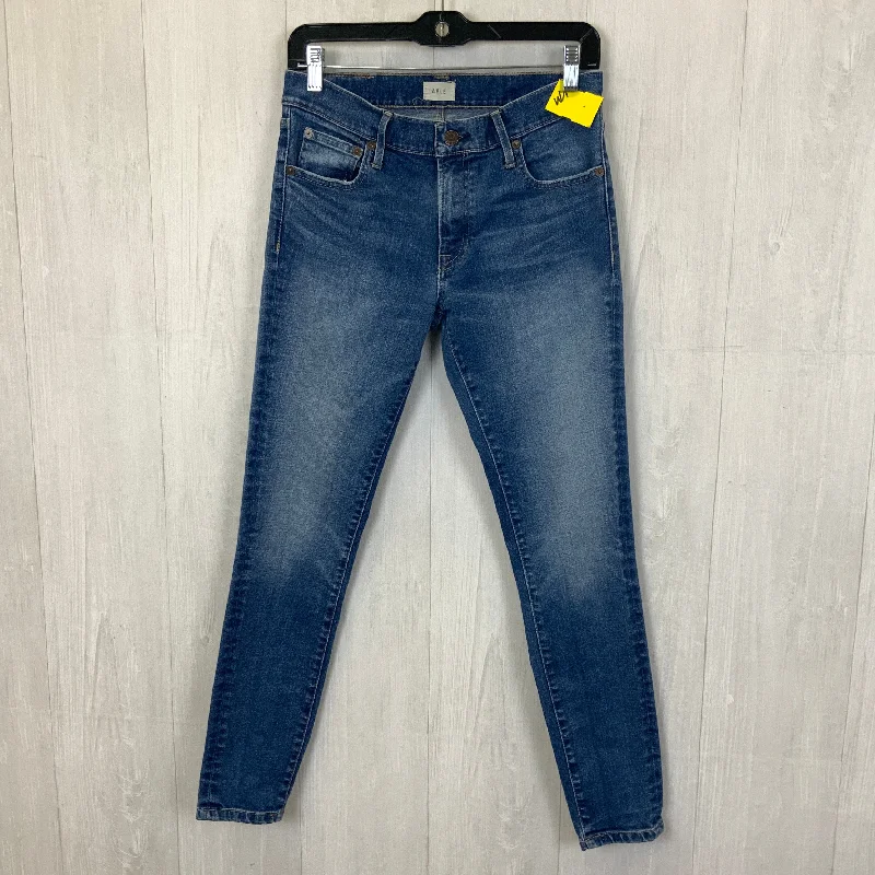 Stretch Design Jeans Skinny By Clothes Mentor In Blue Denim, Size: 4