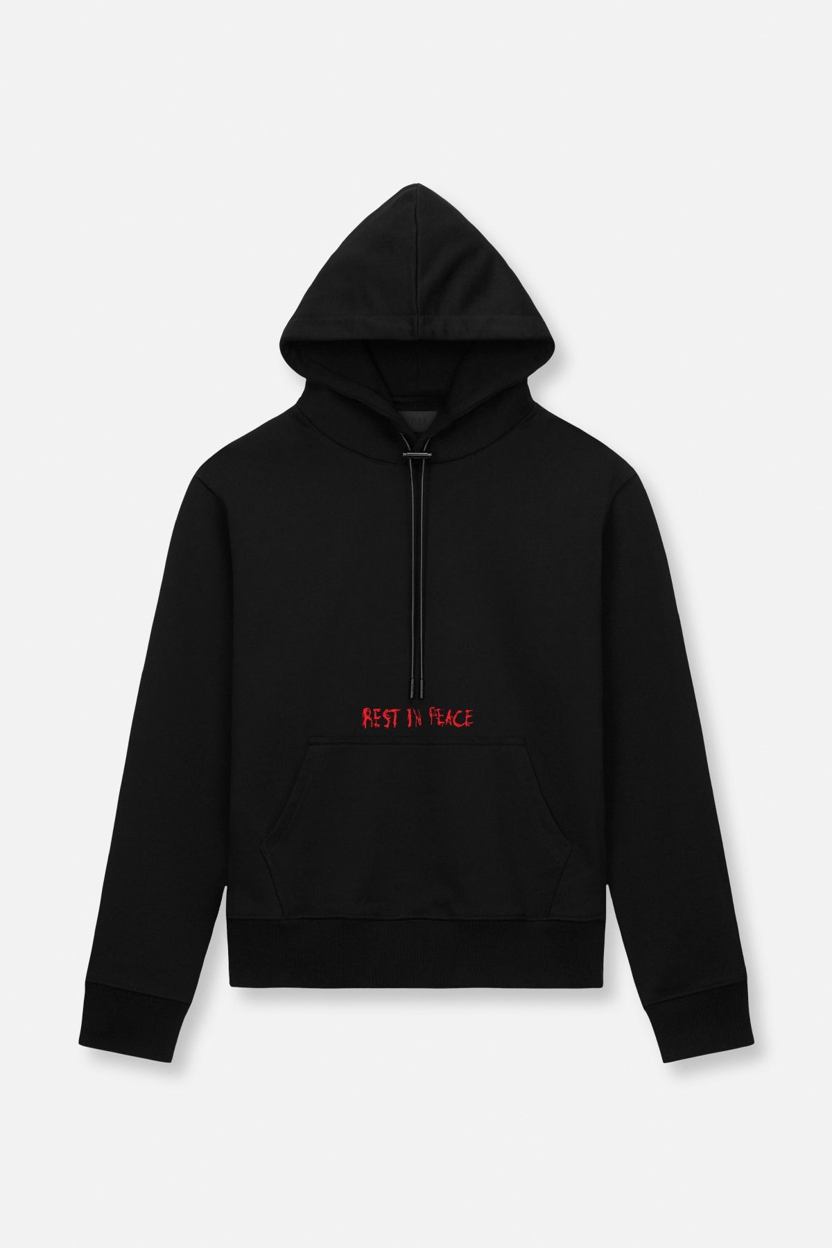 Basic Version DION HOODIE | BLACK RED RIP CROSS
