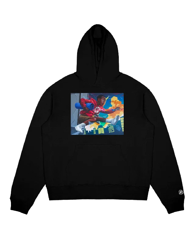 Goddess Style Stars & Blueprints Hoodie
