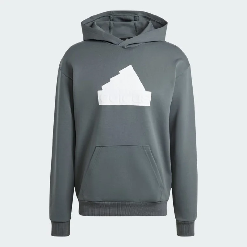 Comfortable Fashion Looks ADIDAS MEN'S FUTURE ICONS BADGE OF SPORT IVY/WHITE HOODIE