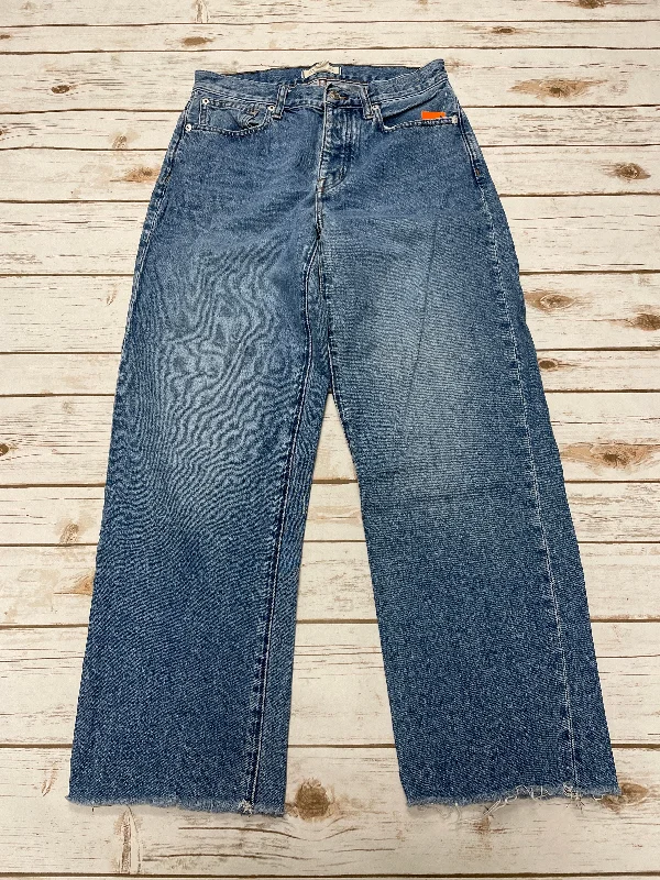 Bright Colors Jeans Straight By Madewell In Blue Denim, Size: 2