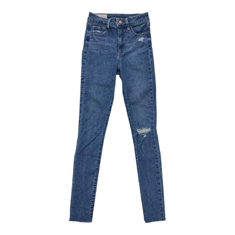 Classic And Versatile Jeans Skinny By Gap In Blue Denim, Size: 4l