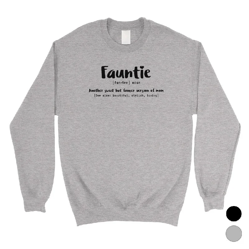 Light Layers Fauntie Mens/Unisex Fleece Sweatshirt