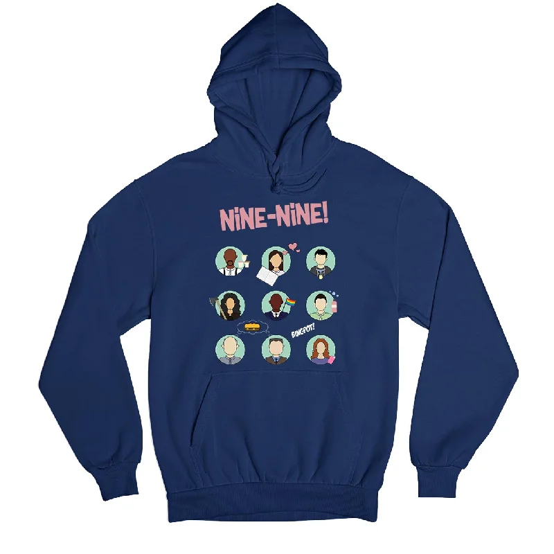 Relaxed Dresses Brooklyn Nine-Nine Hoodie - Nine-Nine Squad