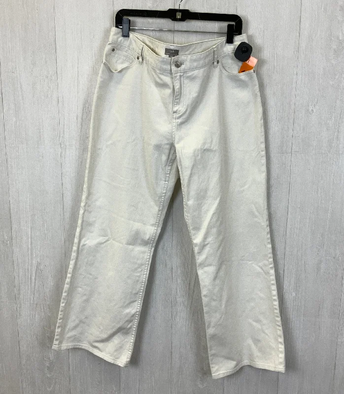 Layered Style Jeans Straight By J. Jill In White, Size: 14