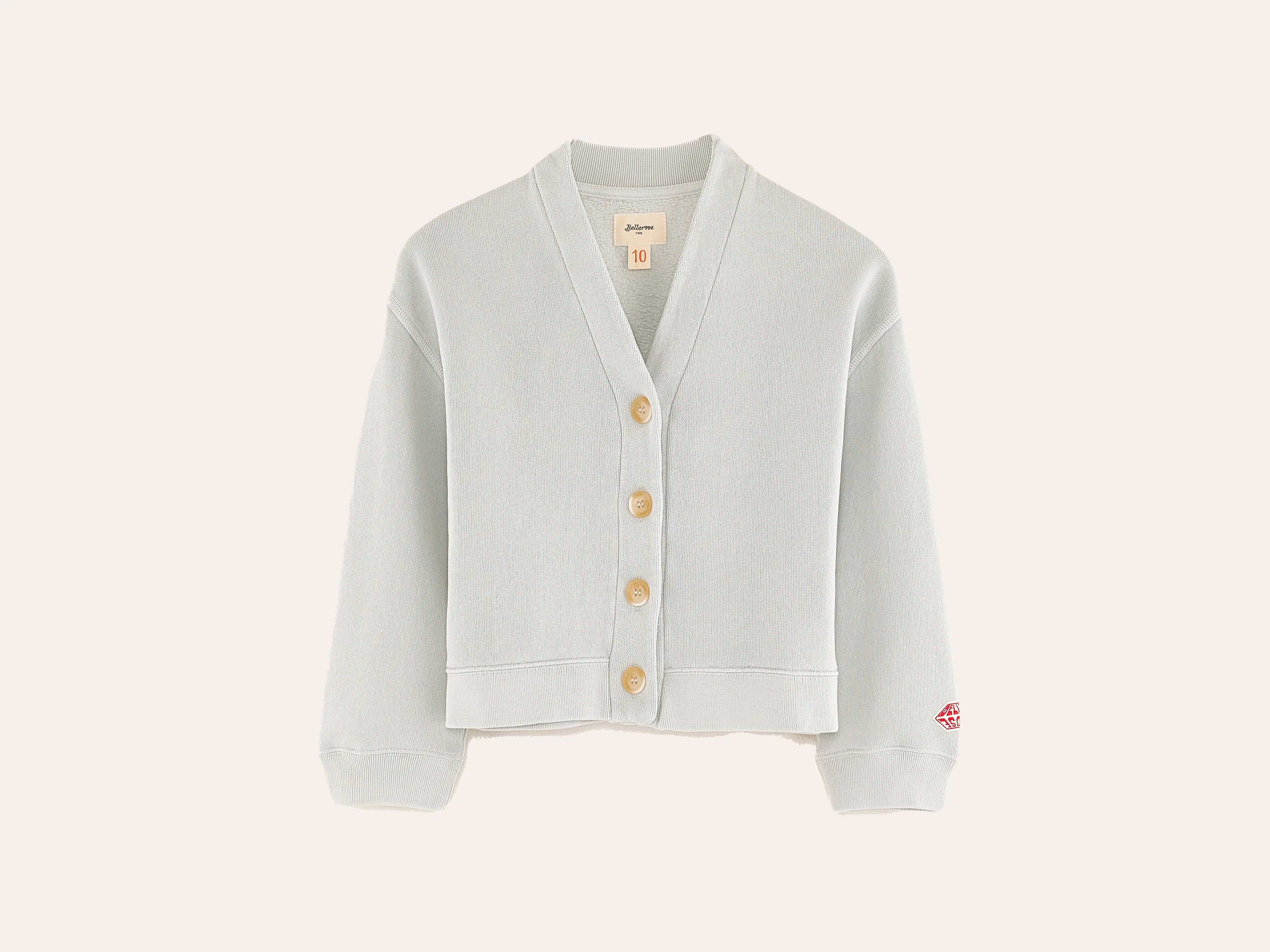 Classic Style Fomp v-neck cardigan (251 / G / AQUA)