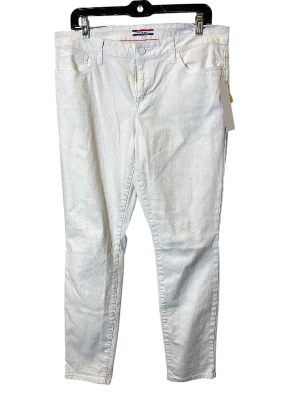 Carefree Style Jeans Straight By Tommy Hilfiger In White, Size: 12