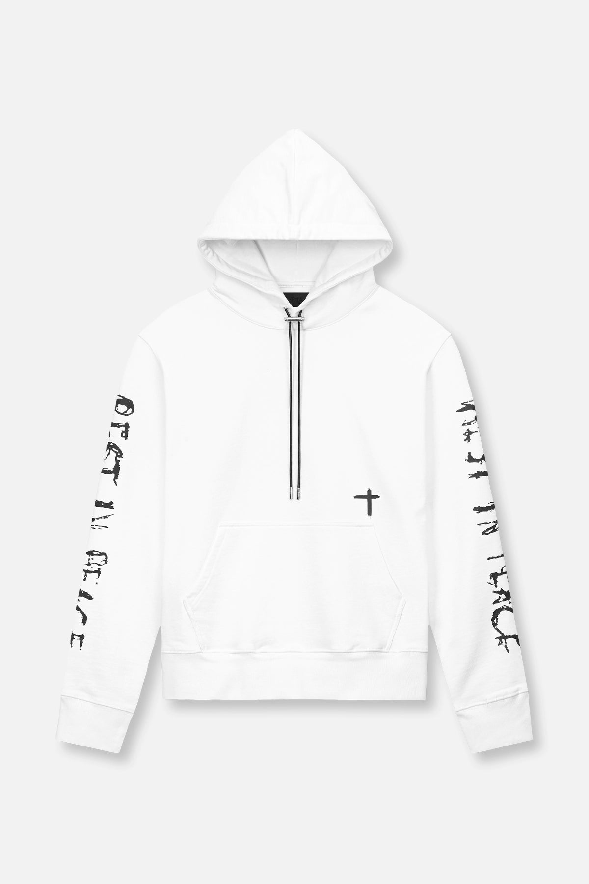 Retro Prints DION HOODIE | WHITE REST IN PEACE