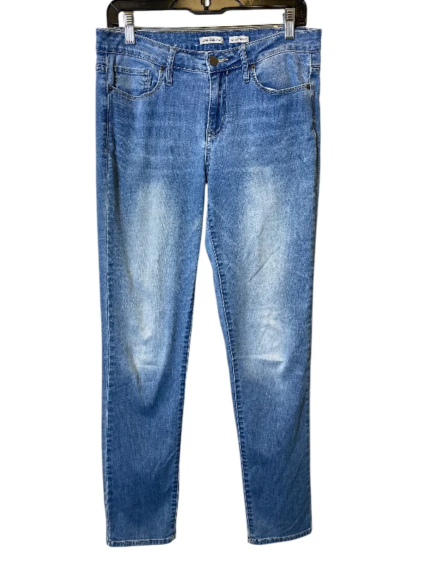 Dynamic Fashion Jeans Skinny By Calvin Klein In Blue Denim, Size: 10