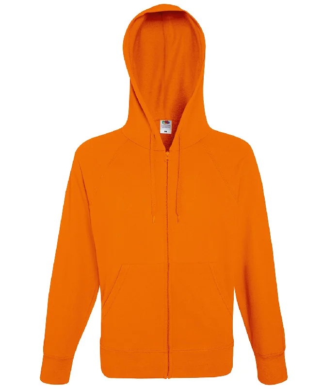 Advanced Customization Orange - Lightweight hooded sweatshirt jacket