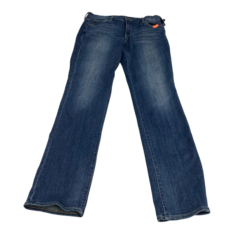 Effortless Dressing Jeans Straight By Lucky Brand In Blue Denim, Size: 10