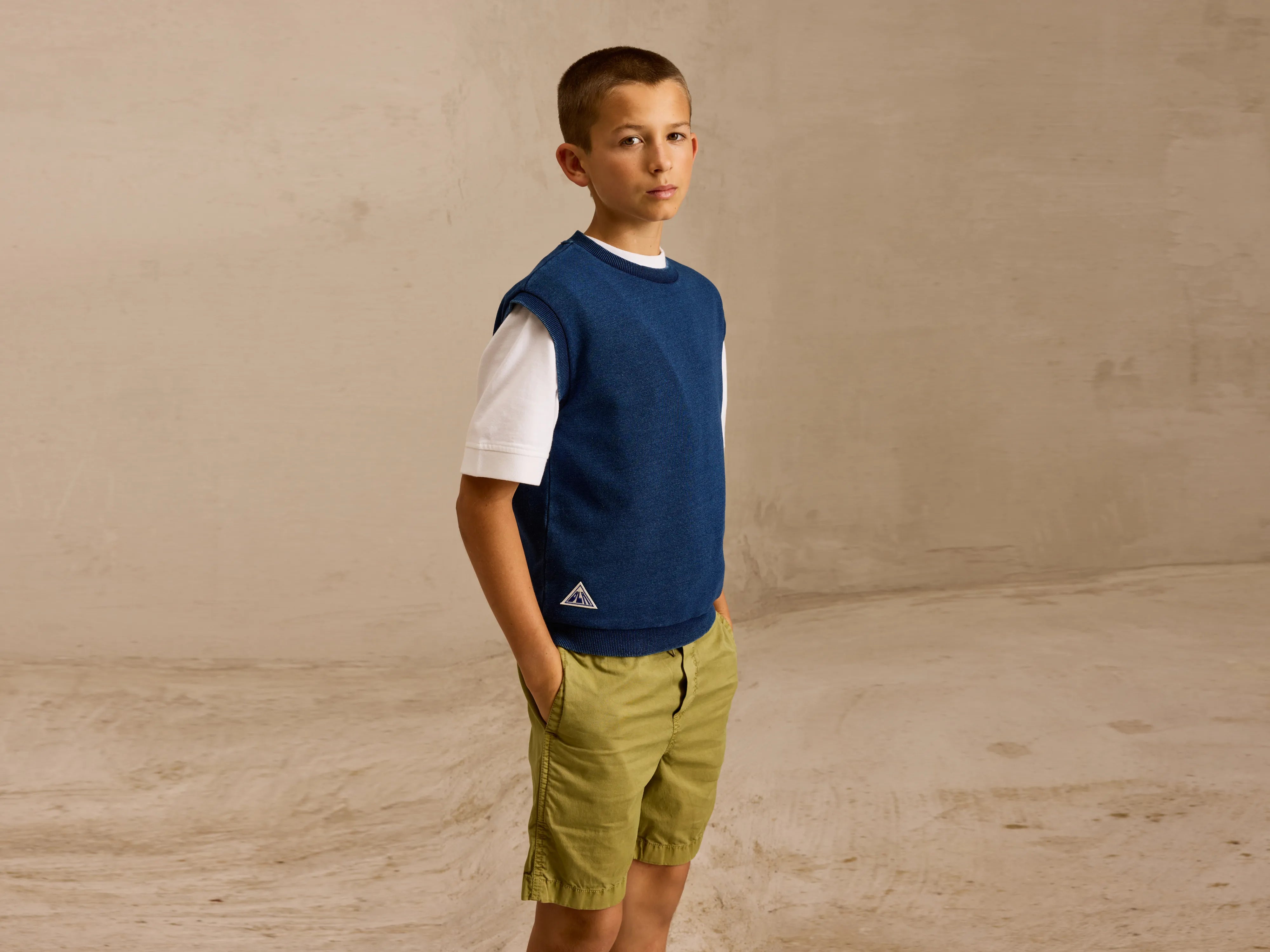 Cozy Chic Fagatim sleeveless sweatshirt (251 / B / INDIGO)