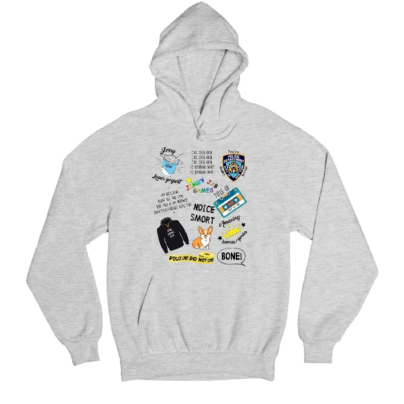 Relaxed Wear Brooklyn Nine-Nine Hoodie - Nine-Nine Doodle