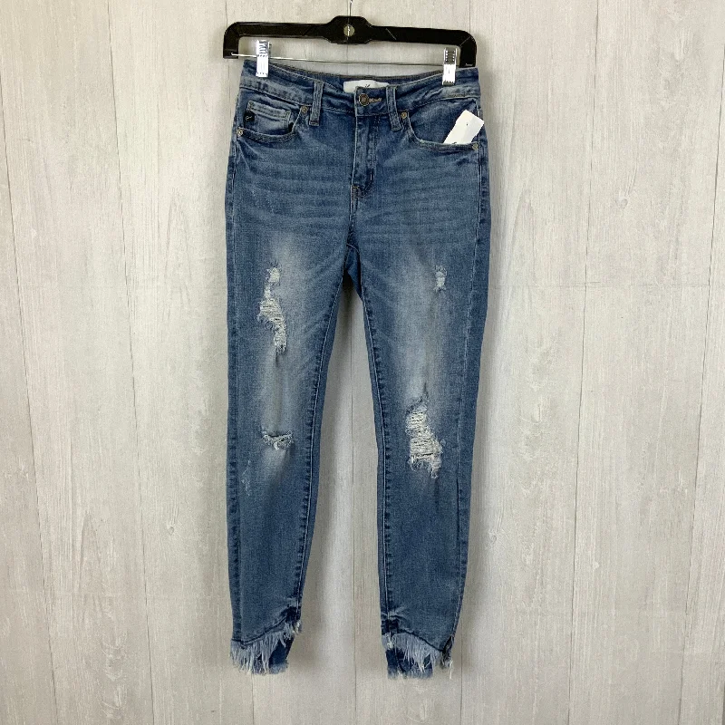 Free And Casual Jeans Flared By Kancan In Blue Denim, Size: 6