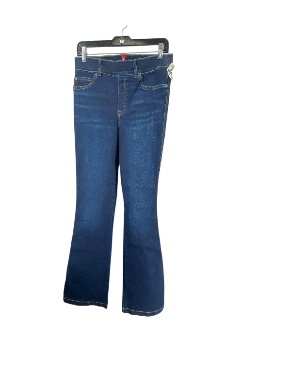Elegant And Elegant Jeans Flared By Spanx In Blue Denim, Size: M