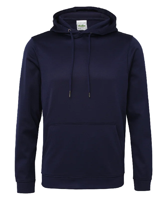 Elegant Fit Oxford Navy - Sports polyester hoodie