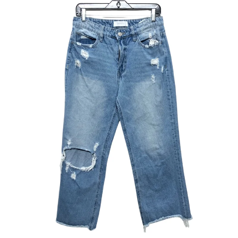 Everyday Comfort Jeans Straight By Vervet In Blue, Size:8