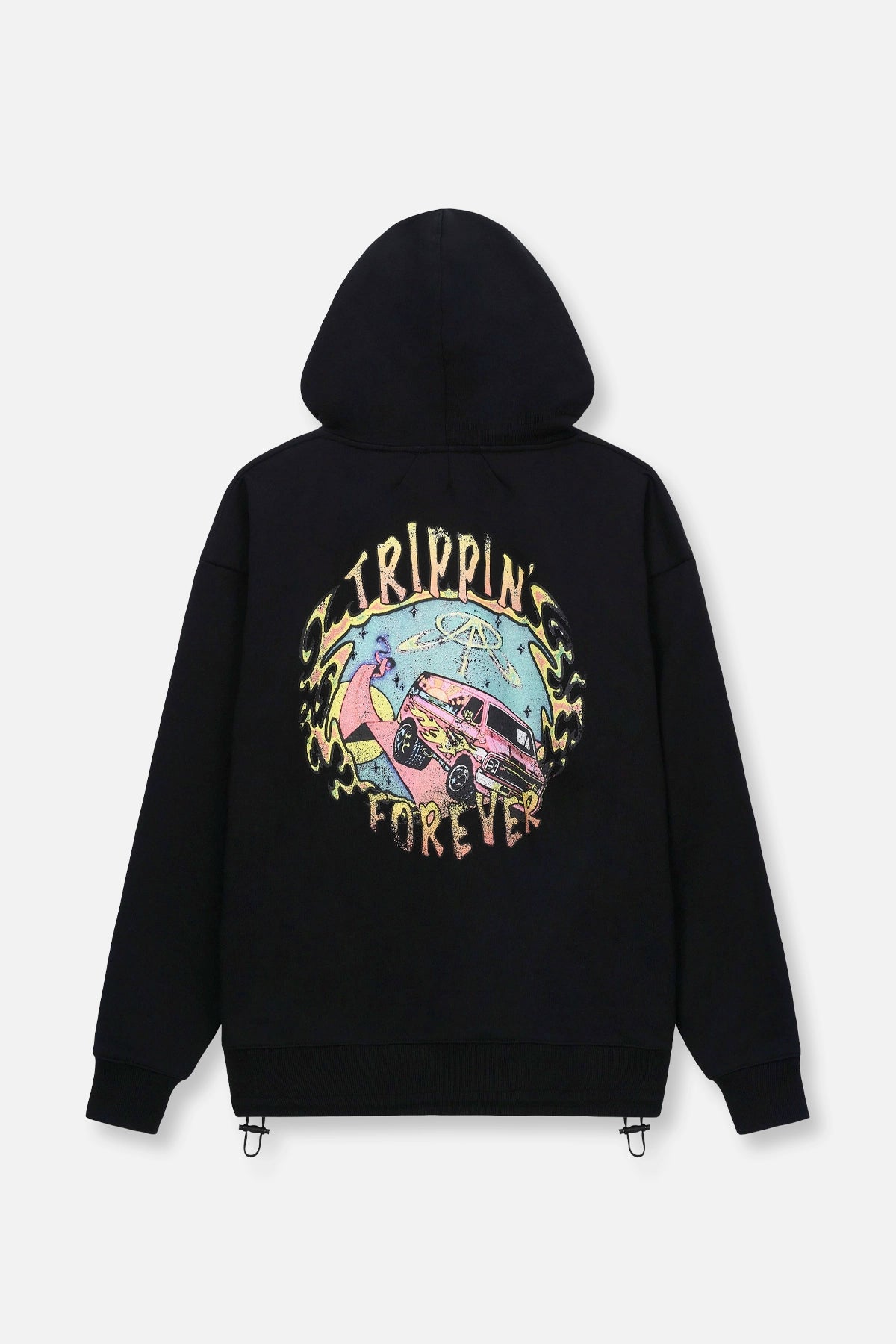 Fashion And Simplicity OVERSIZED HOODIE | BLACK TRIPPING FOREVER