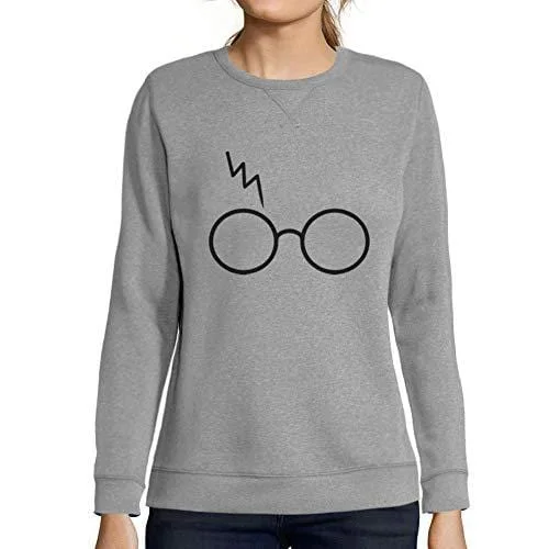 Creative Prints Ultrabasic - Femme Graphique Lunettes Cicatrice Éclair Sweatshirt Cadeau Idées Tee Gris Chiné Creative Prints Ultrabasic - Femme Graphique Lunettes Cicatrice Éclair Sweatshirt Cadeau Idées Tee Gris Chiné