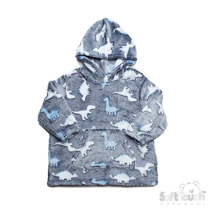 Urban Style Baby Hoody - Blue/Dino (6m-3y)(PK6) HD112B
