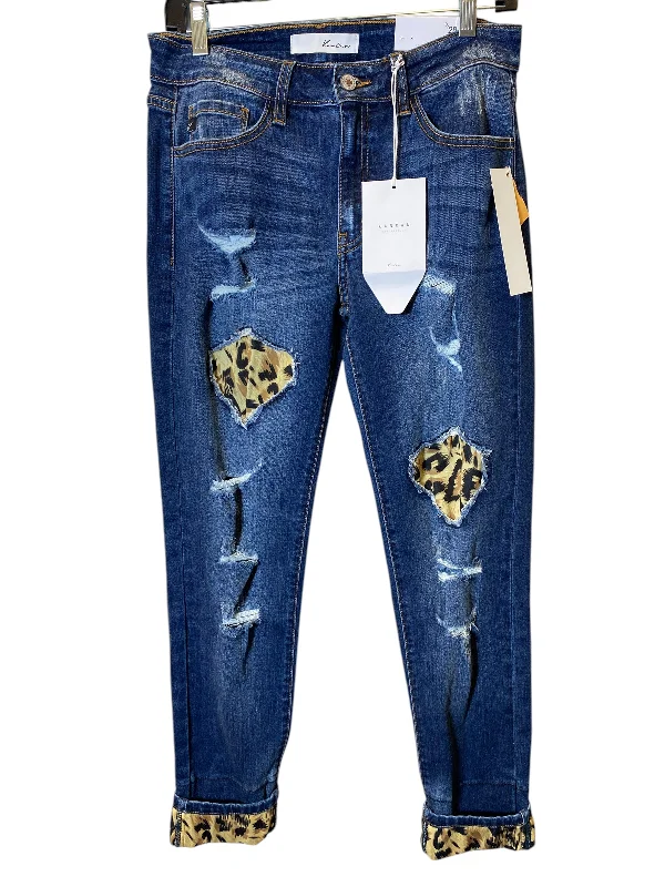 Noble And Elegant Jeans Skinny By Kancan In Blue Denim, Size: 28
