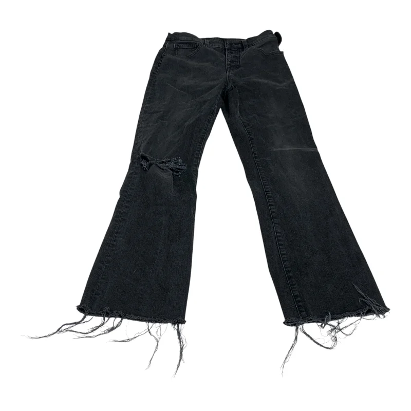 Warm Wear Jeans Skinny By Lucky Brand In Black Denim, Size: 6