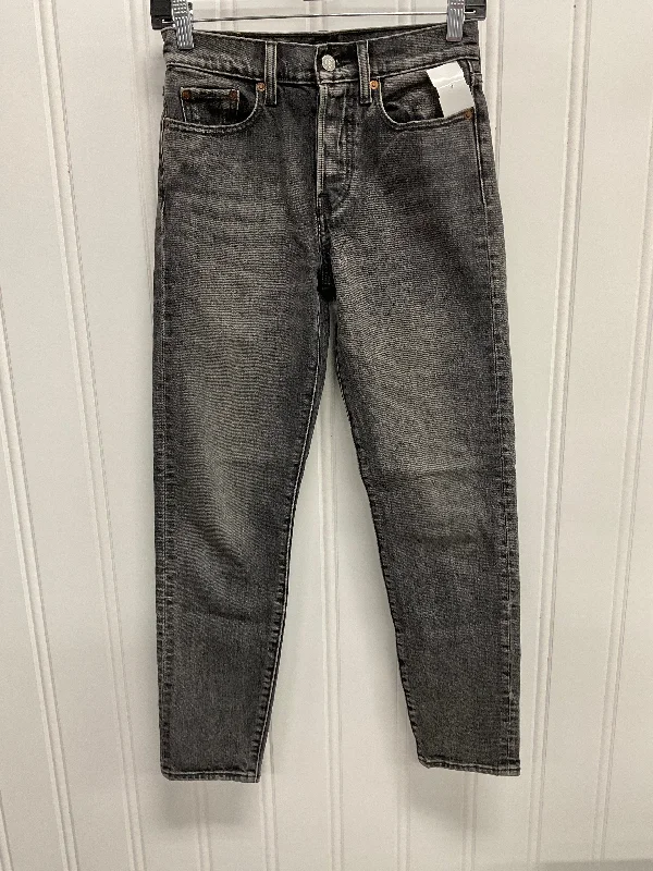Cozy Footwear Jeans Straight By Levis In Black, Size: 24