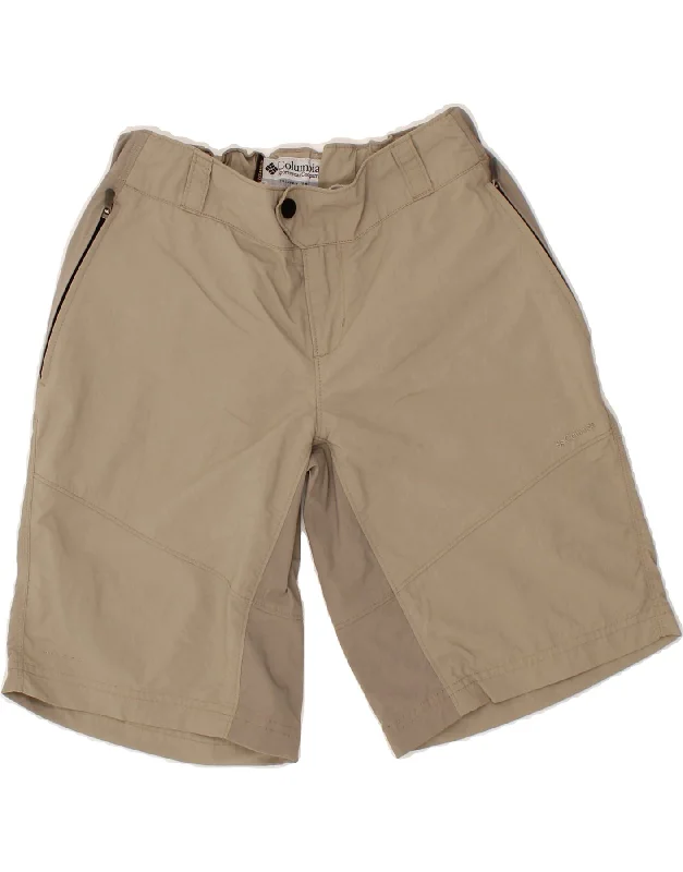 Cozy Outfit COLUMBIA Boys Chino Shorts 9-10 Years W24 Beige Nylon