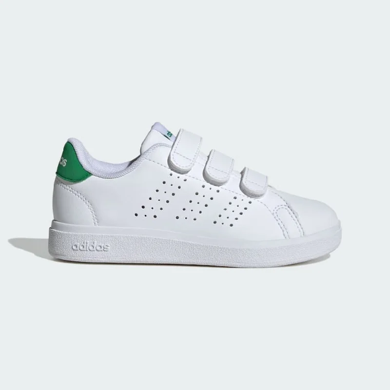 Windbreaker fashion ADIDAS KIDS ADVANTAGE BASE 2.0 WHITE/GREEN SNEAKER