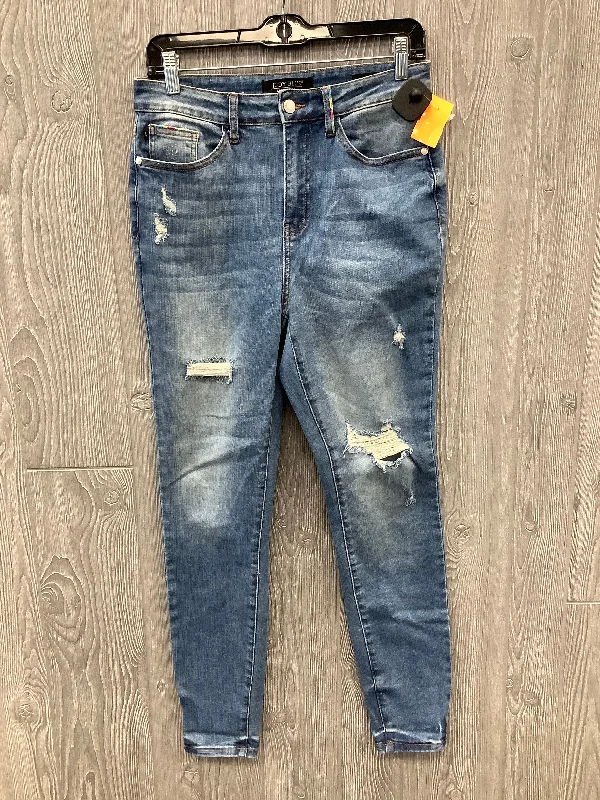 Design Must-have Jeans Skinny By Judy Blue In Blue Denim, Size: 6