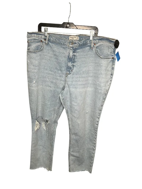 Girl Style Jeans Skinny By Abercrombie And Fitch In Blue, Size: 22
