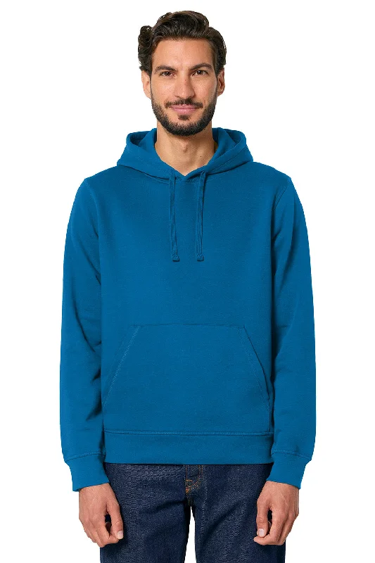 Simple Matching Stanley/Stella Mens Drummer 2.0 Hooded Sweatshirt Hoodie w/ Pouch Pocket - Royal Blue - NEW Simple Matching Stanley/Stella Mens Drummer 2.0 Hooded Sweatshirt Hoodie w/ Pouch Pocket - Royal Blue - NEW