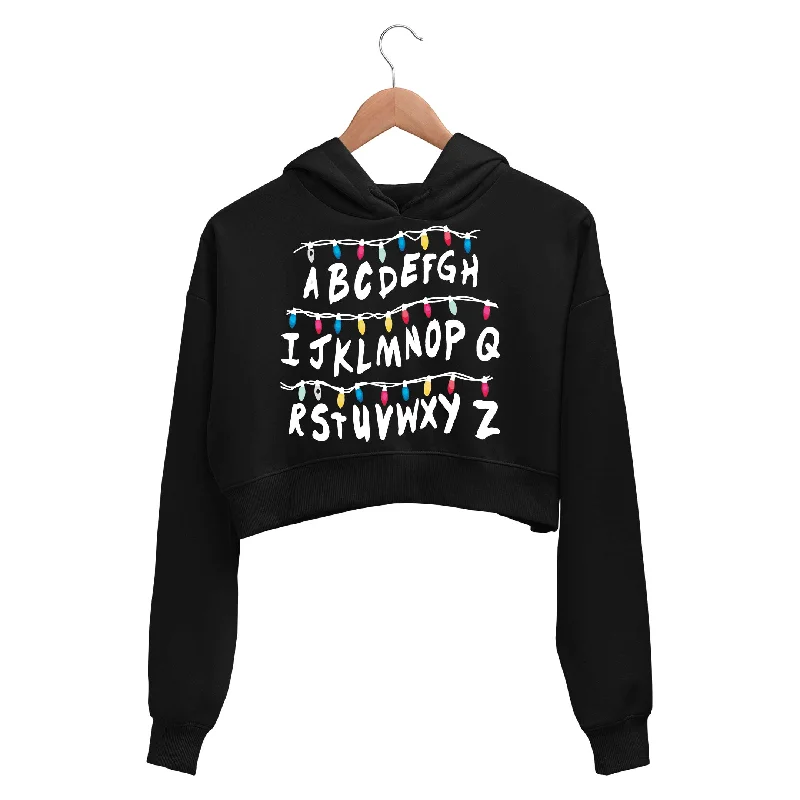 Summer Comfort Crop Hoodie - Alphabet Wall