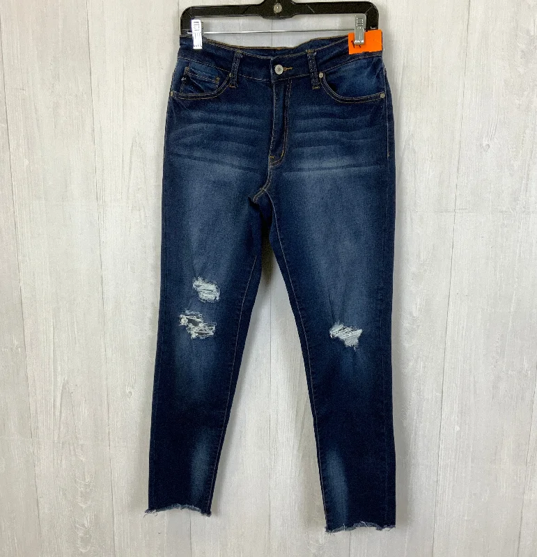 Diamond Series Jeans Straight By Kancan In Blue Denim, Size: 6