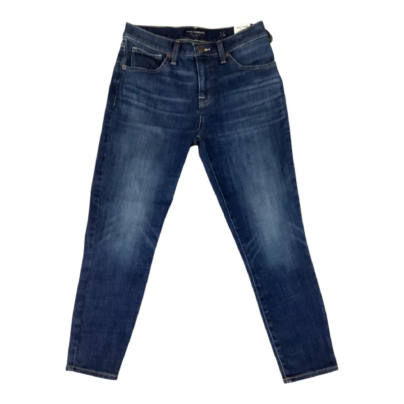Cool Breeze At Night Jeans Skinny By Lucky Brand In Blue Denim, Size: 6