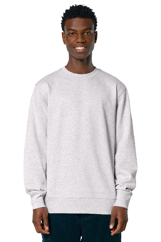 Relaxed Fashion Stanley/Stella Mens Changer 2.0 Crewneck Sweatshirt - Heather Cool Grey - NEW
