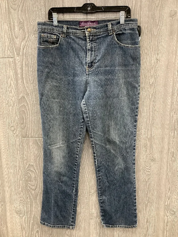 Urban Design Sense Jeans Straight By Gloria Vanderbilt In Blue Denim, Size: 12