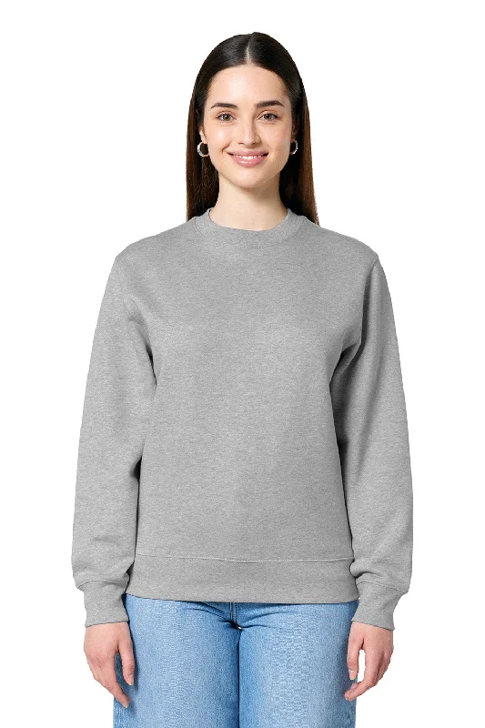 Simple Comfort Stanley/Stella Mens Changer 2.0 Crewneck Sweatshirt - Heather Grey - NEW Simple Comfort Stanley/Stella Mens Changer 2.0 Crewneck Sweatshirt - Heather Grey - NEW