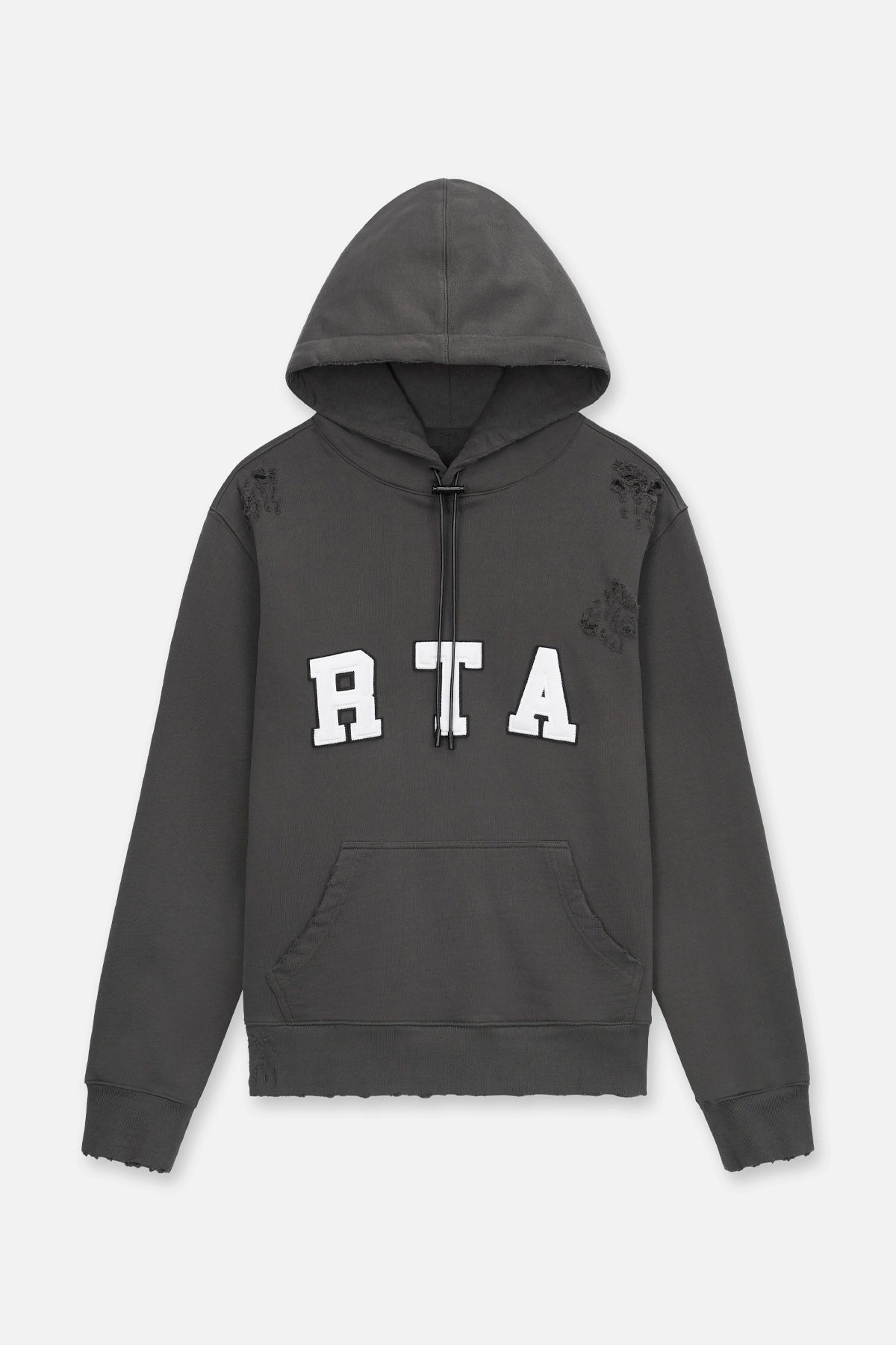 Celebrity Style MARKUS HOODIE | CHARCOAL COLLEGIATE