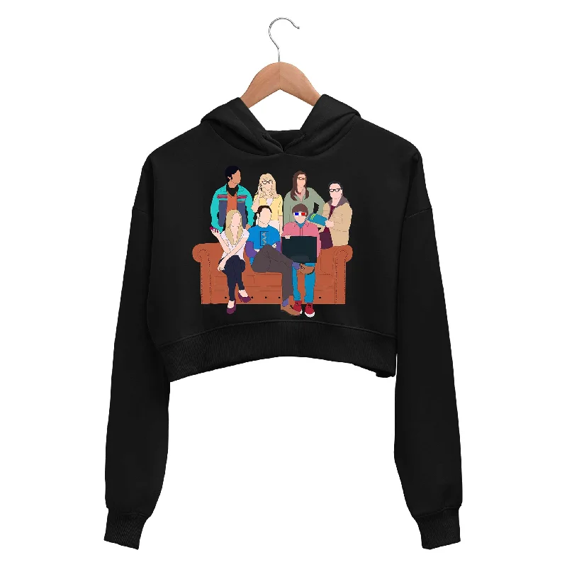 Easy Fashion The Big Bang Theory Crop Hoodie - The Gang