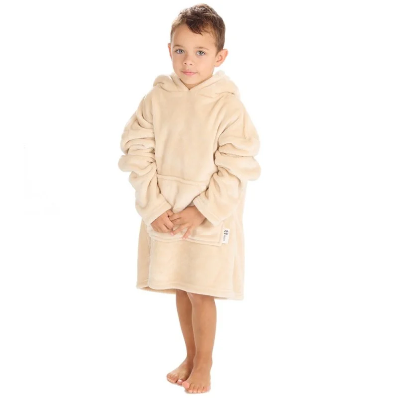 Noble And Elegant Oversized Plush Hoodie - Toffee (3-6yrs) (PK4) 18C935