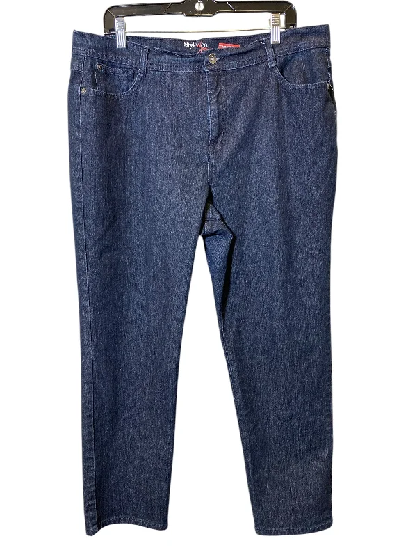 Comfortable Wear Jeans Skinny By Style And Company In Blue Denim, Size: 18