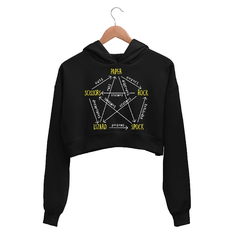 Easy Chic The Big Bang Theory Crop Hoodie - On Sale - (Chest size 32 IN)